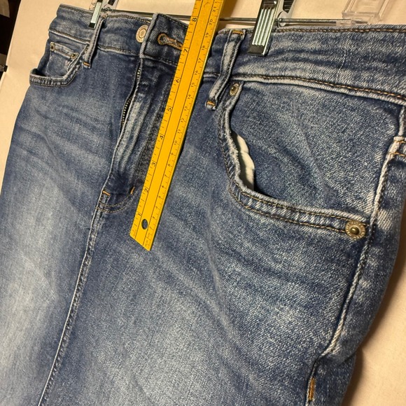 Lauren Ralph Lauren Denim Pencil Skirt Medium Wash Knee Length Women's Size 14 - Picture 12 of 16